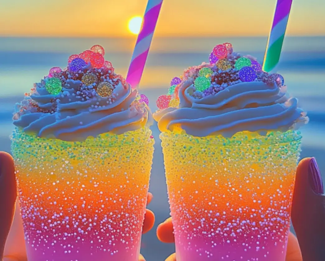 Colorful Sunset Drinks