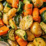 Roasted Vegetables Medley with Garlic and Herbs 3 Roasted Vegetables Medley with Garlic and Herbs