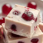 Maraschino Cherry Fudge 3 Maraschino Cherry Fudge