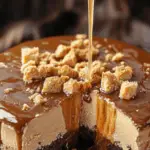 Salted Caramel Cookie Crumble Cheesecake 3 Salted Caramel Cookie Crumble Cheesecake