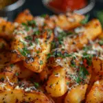 Crispy Garlic Parmesan Potato Wedges