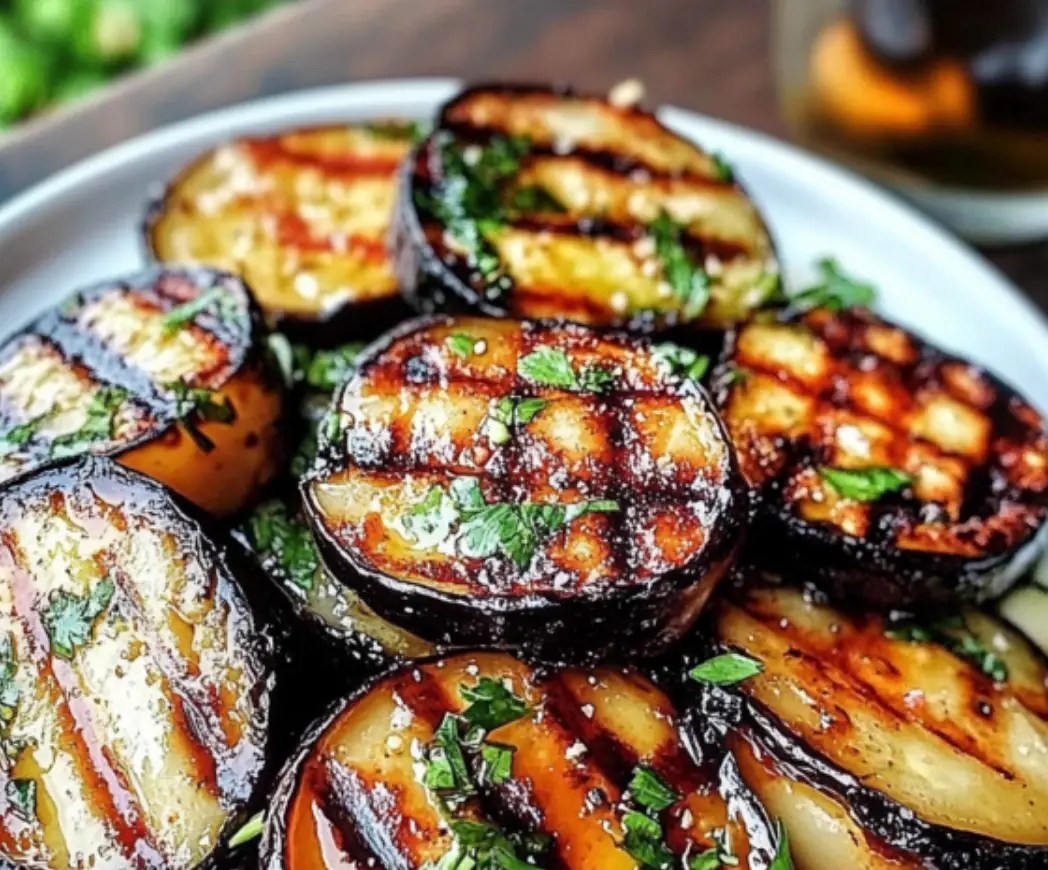 Grilled Eggplant Rounds