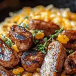 Sausage and Sweet Corn Rice Skillet