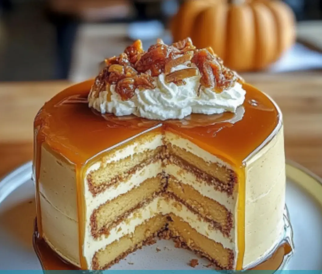 Pumpkin Caramel Cheesecake