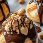 Cream Puffs with Chocolate Ganache 3 Cream Puffs with Chocolate Ganache