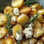 Crispy Herb-Roasted Baby Potatoes with Feta 3 Crispy Herb-Roasted Baby Potatoes with Feta