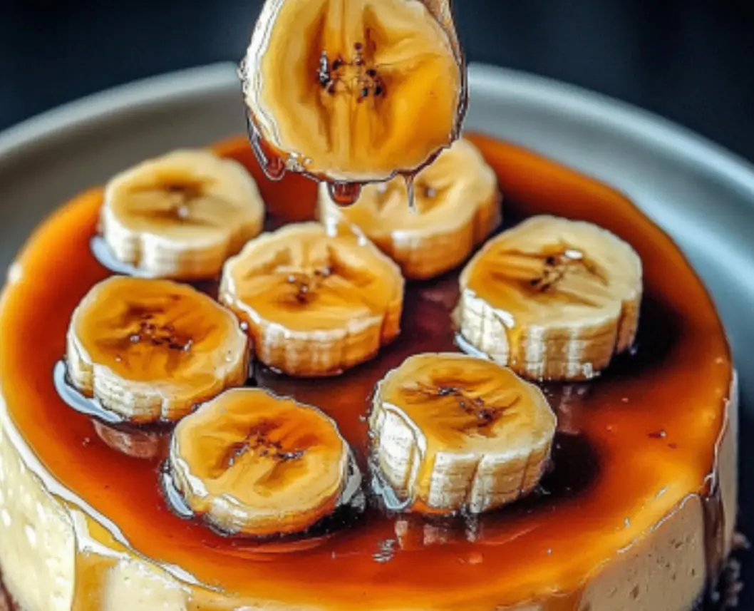 Caramel Banana Cheesecake
