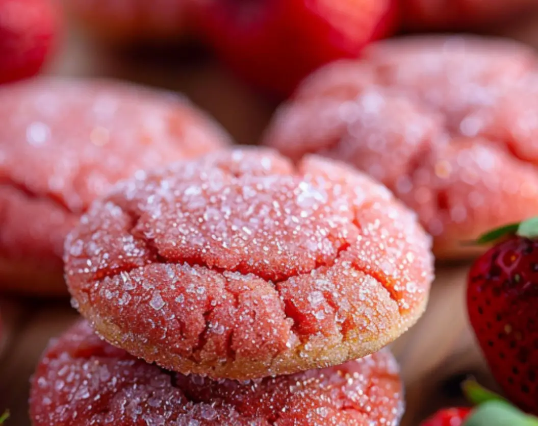 Strawberry Sugar Cookies