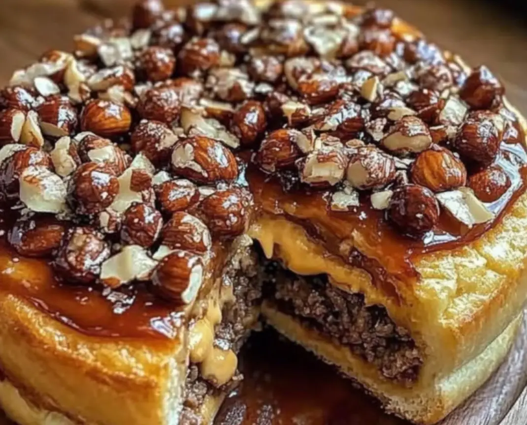 Hazelnut Caramel Cheesecake