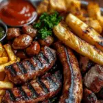 Mixed Grill Platter with Fries