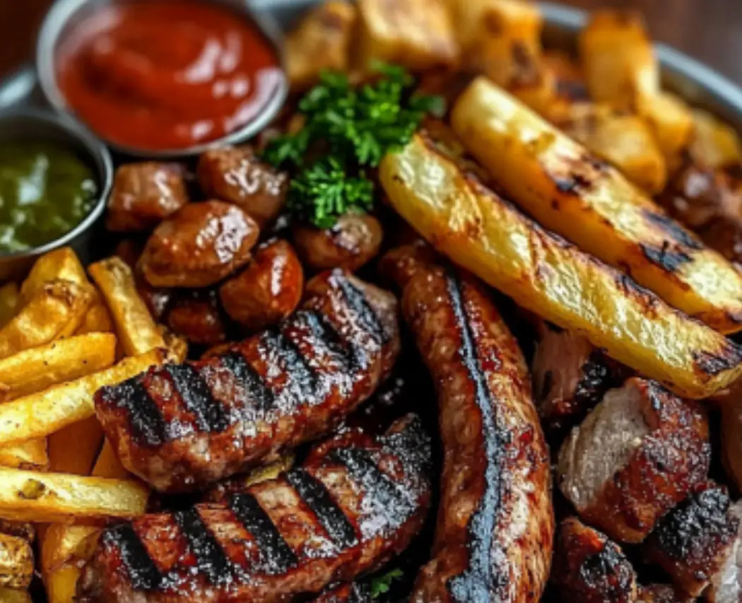 Mixed Grill Platter with Fries