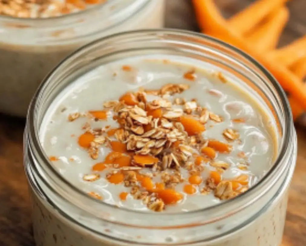 Carrot Cake Chia Pudding with Granola Crunch