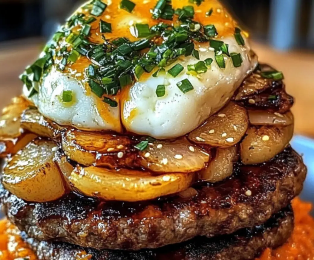 Double Beef Stack with Egg