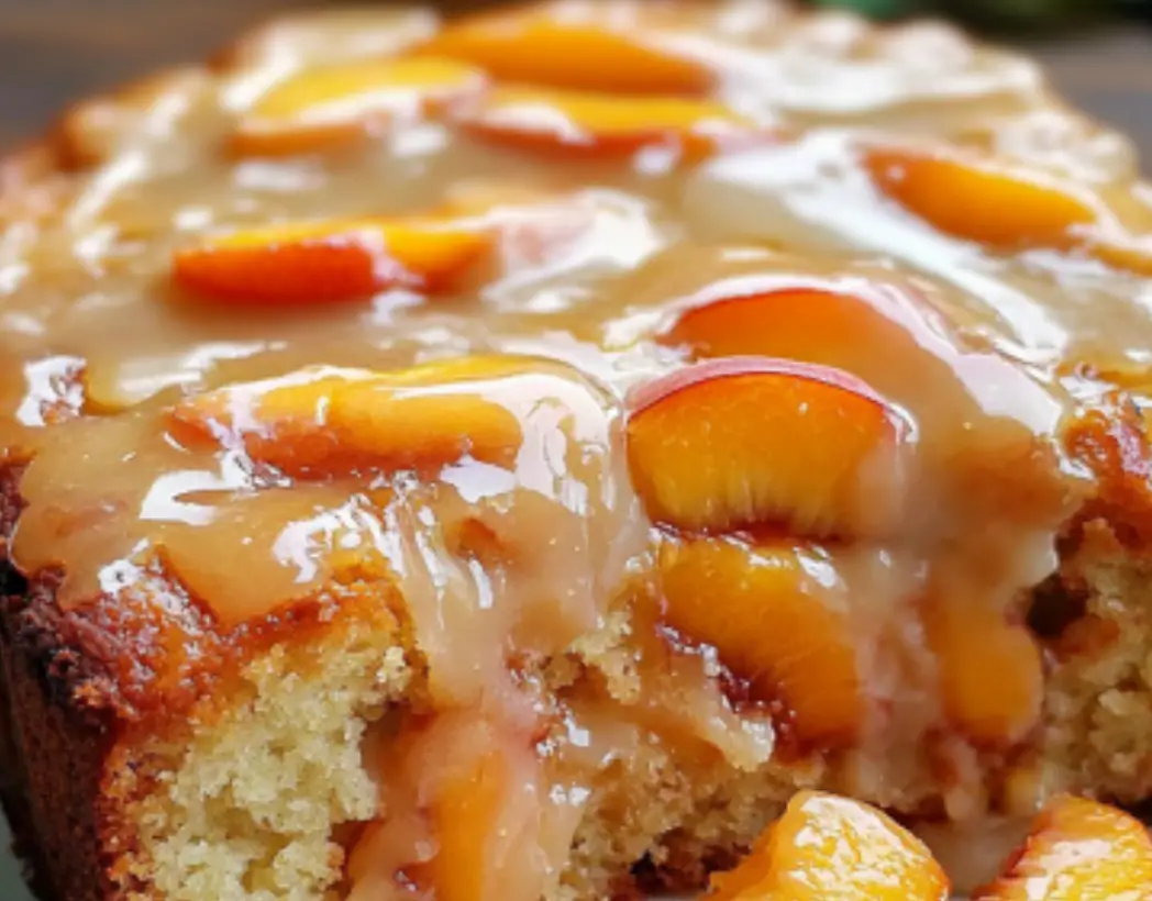 Summer Peach Cheesecake