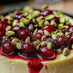 Zesty Lemon-Lime Cherry Pistachio Cheesecake 3 Zesty Lemon-Lime Cherry Pistachio Cheesecake