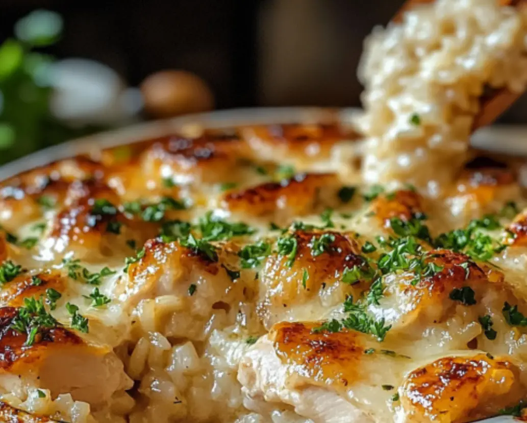 Cheesy Chicken and Rice Casserole
