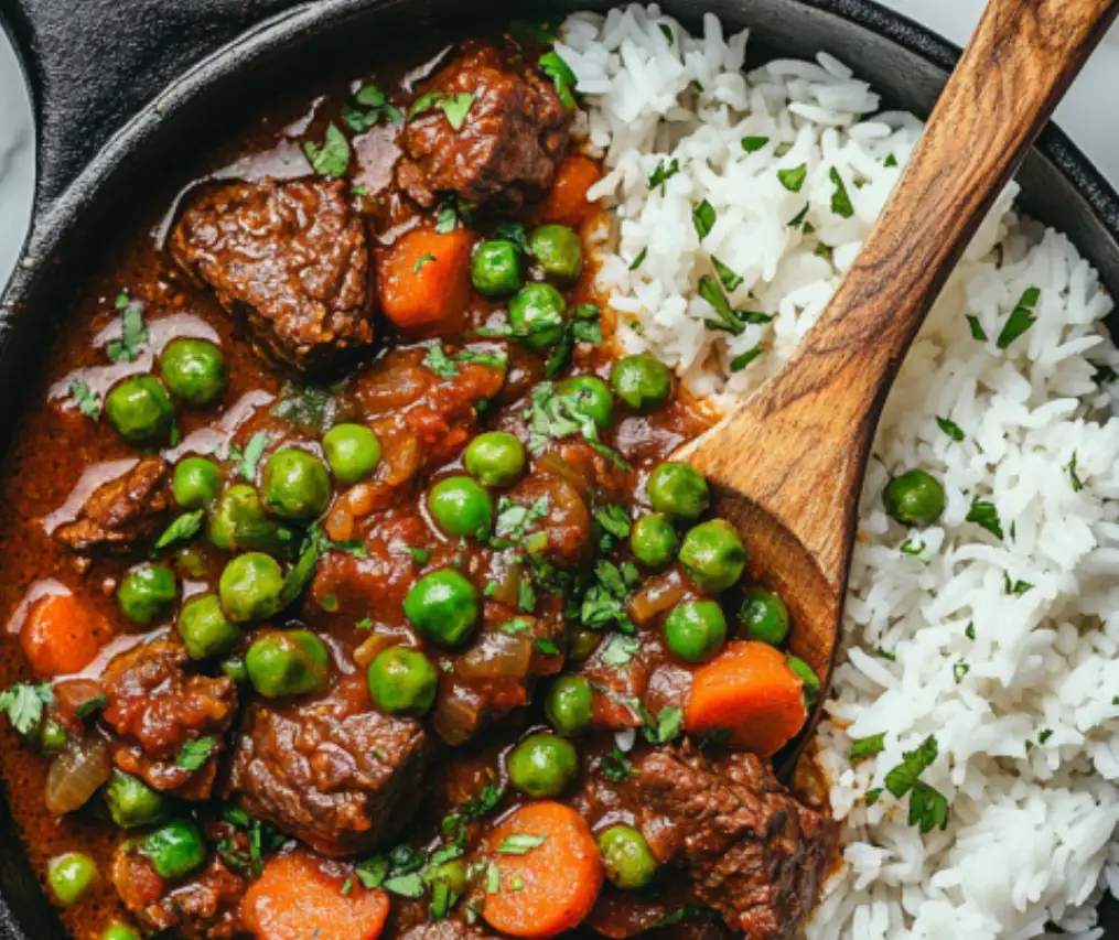 Beef Stew with Peas