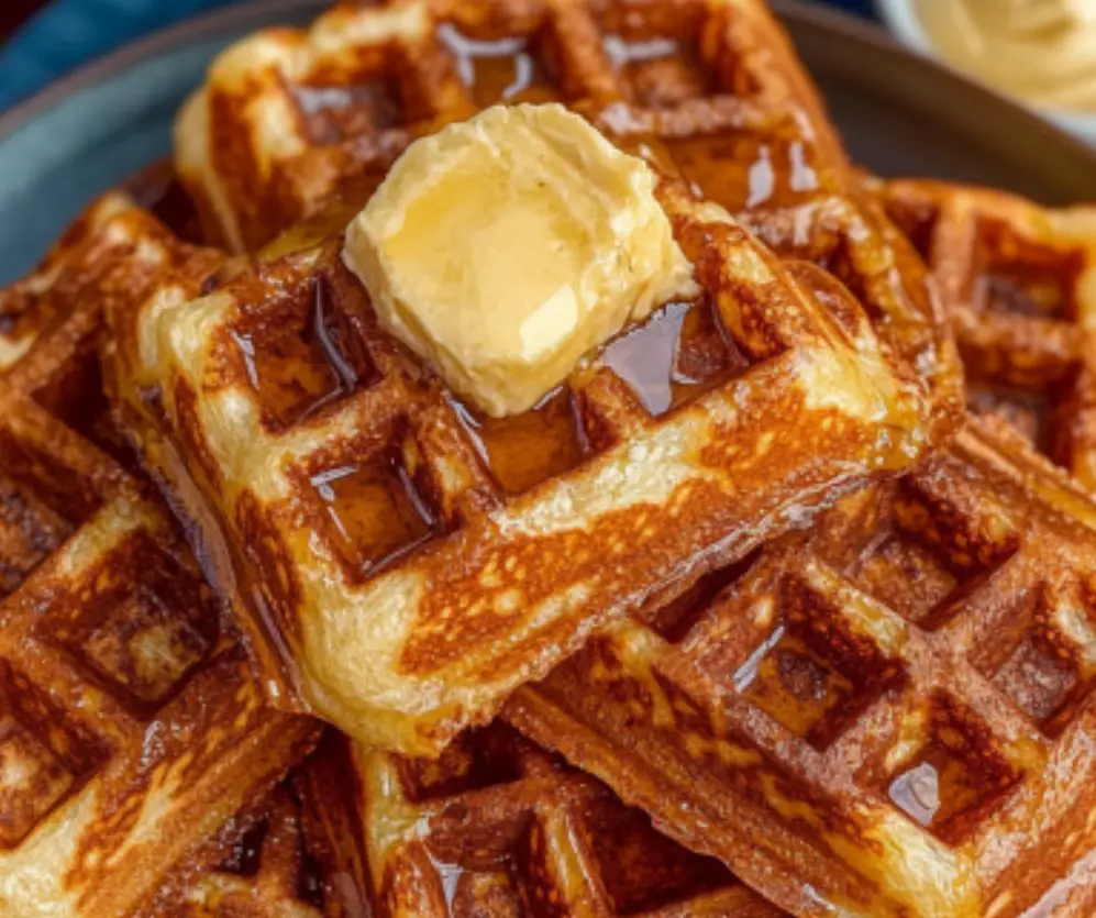 Crispy Buttermilk Belgian Waffles