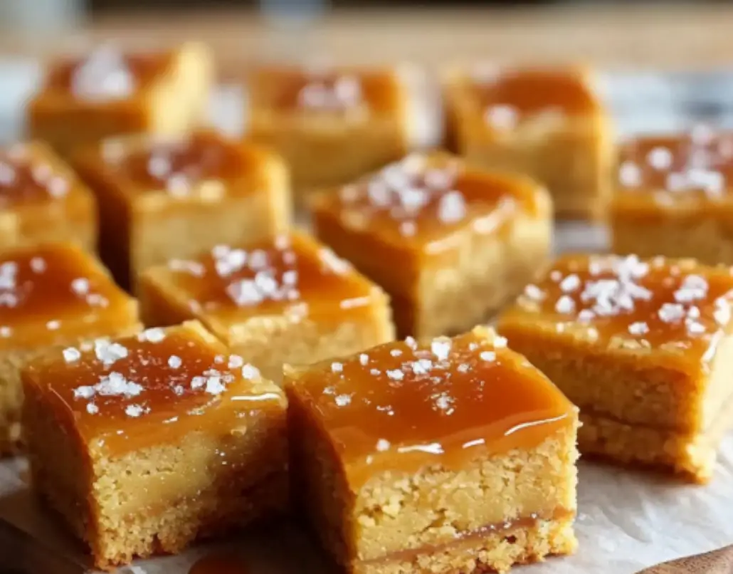 Salted Caramel Blondies