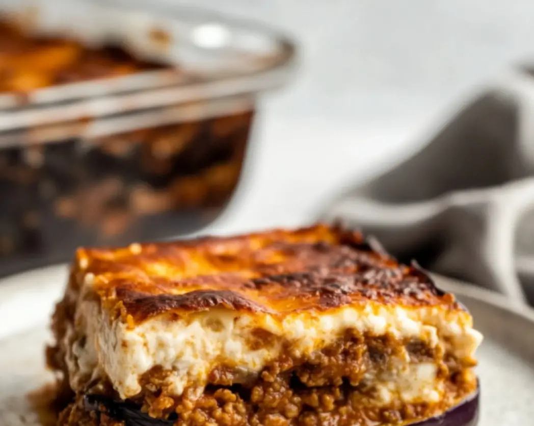 Greek Moussaka Slice
