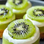 Mini Kiwi Cheesecakes 3 Mini Kiwi Cheesecakes