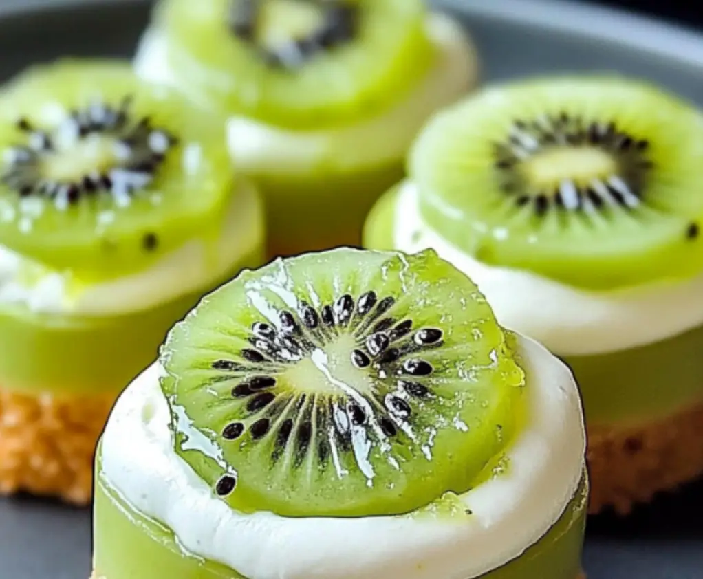 Mini Kiwi Cheesecakes