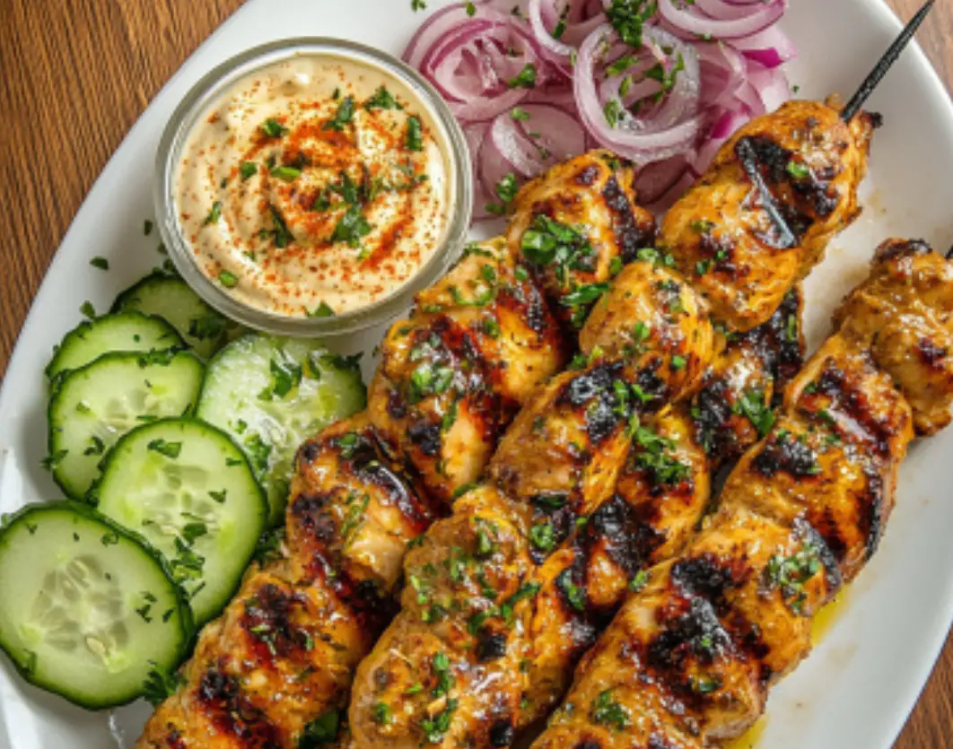 Grilled Chicken Souvlaki Skewers
