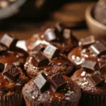 Double Chocolate Chunk Muffins 3 Double Chocolate Chunk Muffins