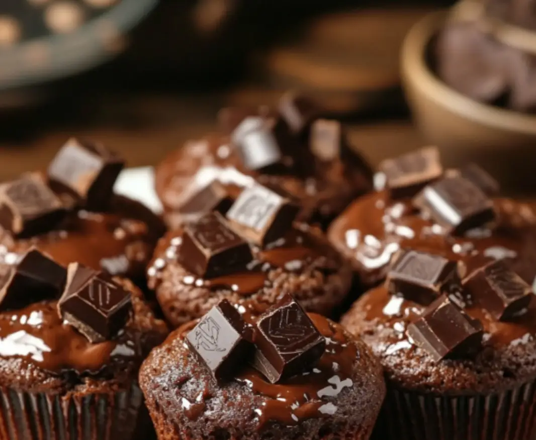 Double Chocolate Chunk Muffins