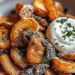 Crispy Fried Potatoes and Mushrooms 3 Crispy Fried Potatoes and Mushrooms
