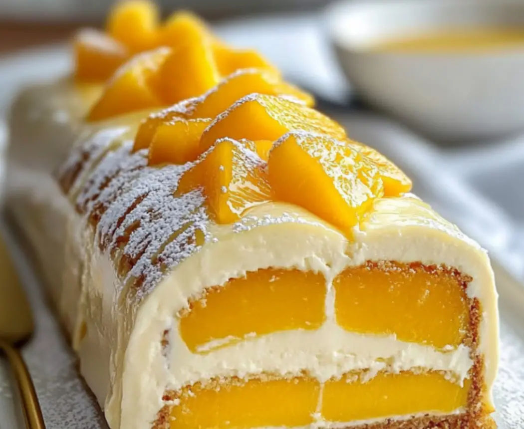 Mango Layer Dessert Roll