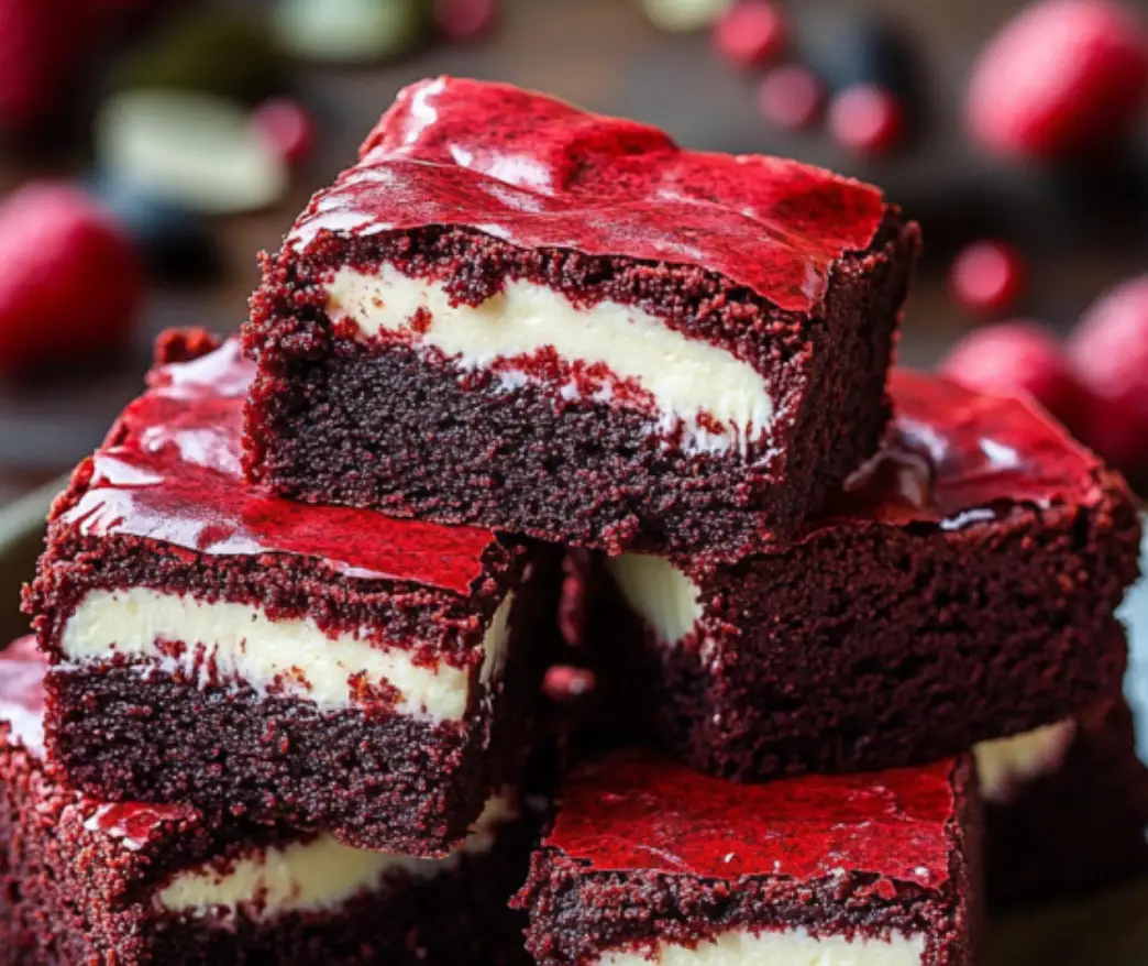 Red Velvet Cream Cheese Bars