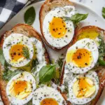 Creamy Herbed Egg Toast with Soft-Boiled Eggs 3 Creamy Herbed Egg Toast with Soft-Boiled Eggs