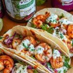 Shrimp Tacos with Creamy Sauce: A Flavorful Coastal-Inspired Meal