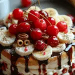 Banana Split Layer Cake 3 Banana Split Layer Cake