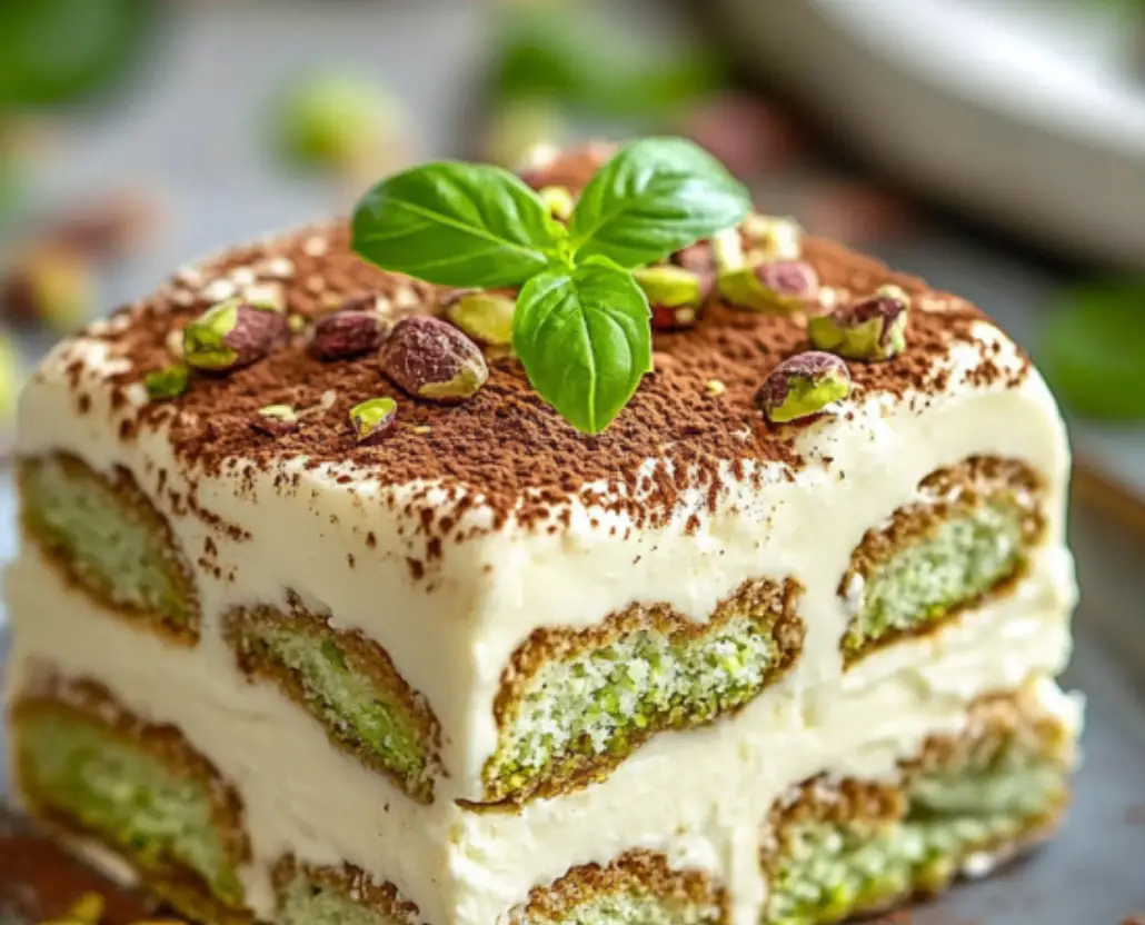 Green & White Tiramisu