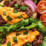 Spicy Ground Beef Lettuce Sliders 3 Spicy Ground Beef Lettuce Sliders