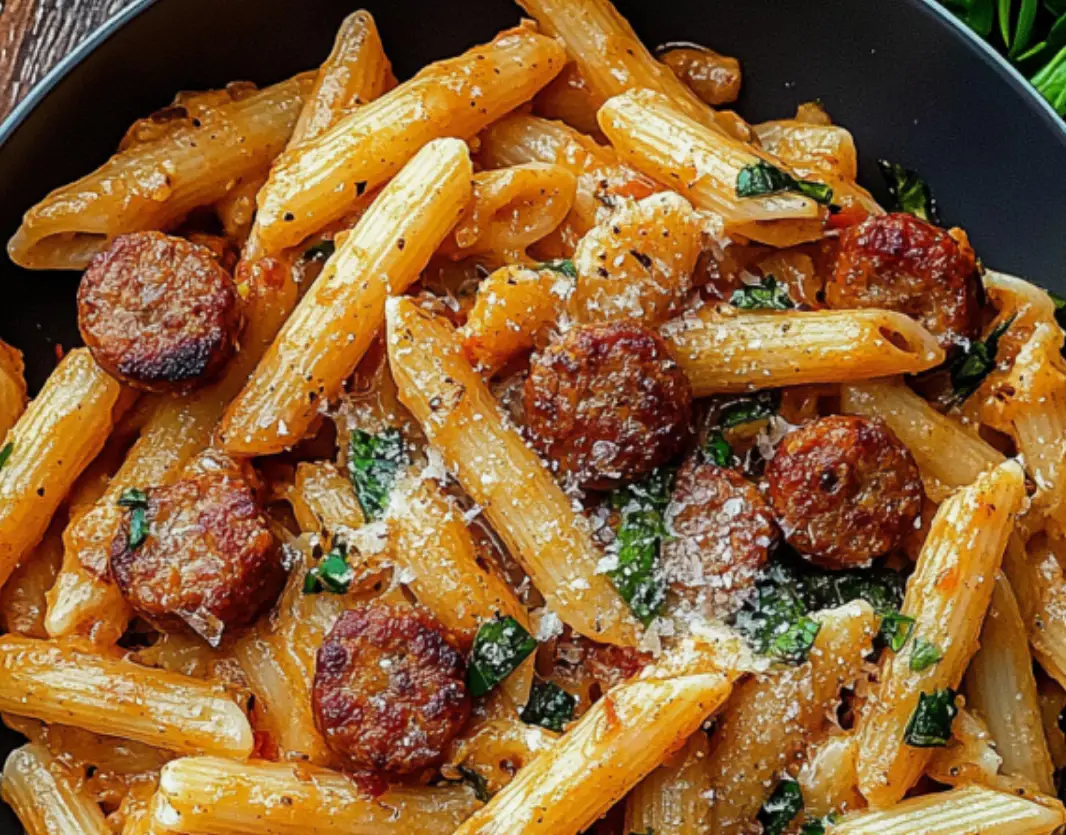 Creamy Cajun Sausage Pasta