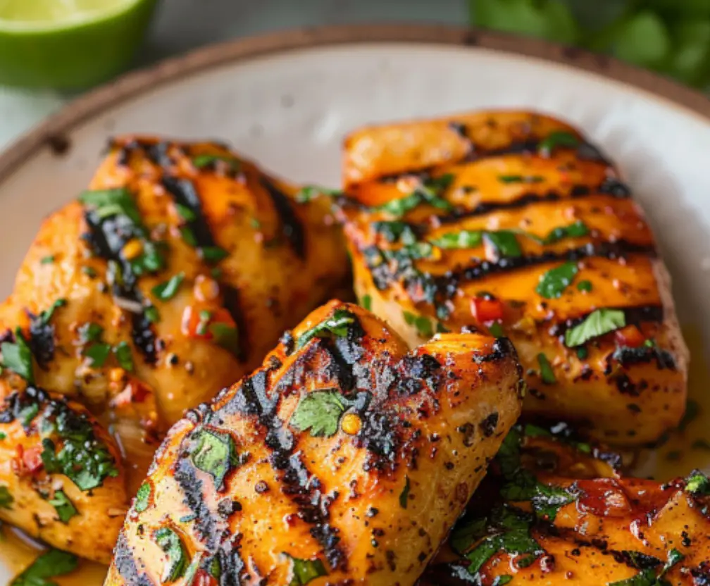 Grilled Chili Lime Chicken Breasts