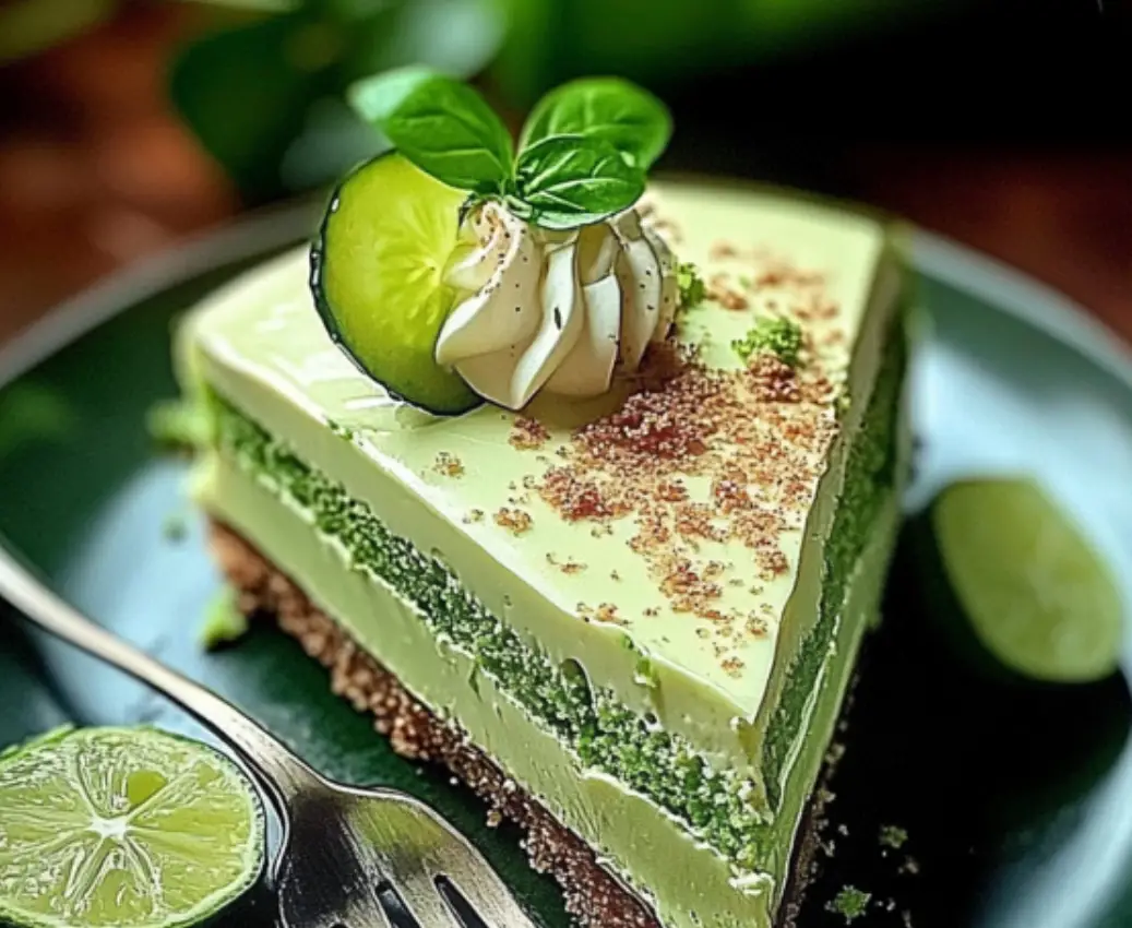 Green Lime Dessert Slice