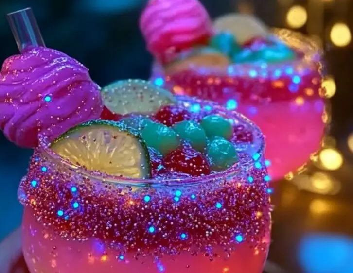 Glowing Pink Mocktail