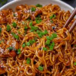 Sticky Garlic Chicken Noodles 3 Sticky Garlic Chicken Noodles
