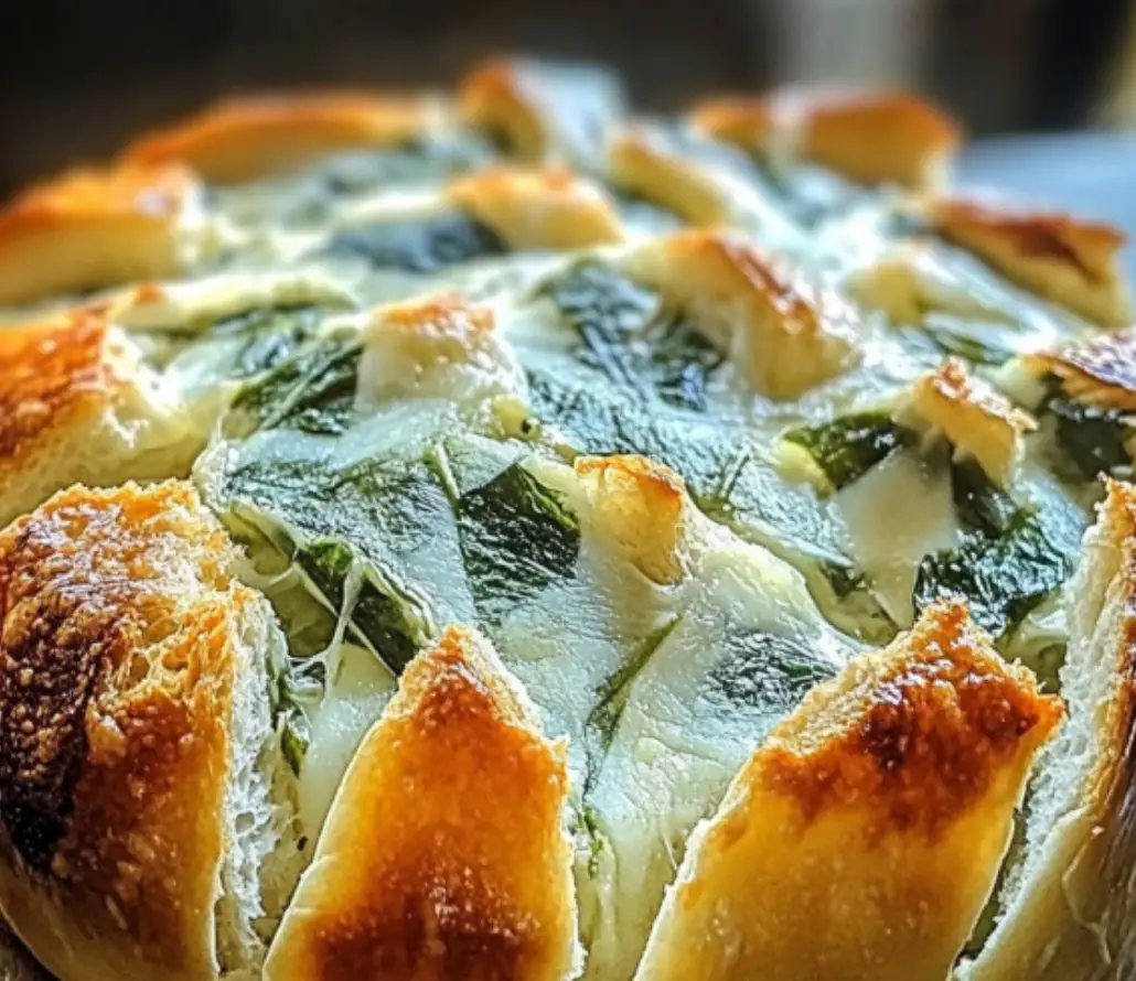 Pull-Apart Garlic Herb Cheese Bread