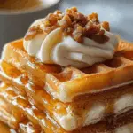 Layered Maple Cream Waffles 3 Layered Maple Cream Waffles