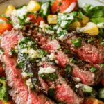 Grilled Steak Salad with Corn and Cherry Tomatoes