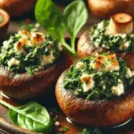 Spinach and Ricotta Stuffed Mushrooms 3 Spinach and Ricotta Stuffed Mushrooms