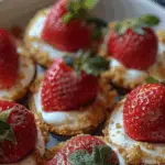 Strawberry Cheesecake Bites 3 Strawberry Cheesecake Bites