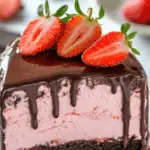 Chocolate Strawberry Ice Cream Cake 3 Chocolate Strawberry Ice Cream Cake