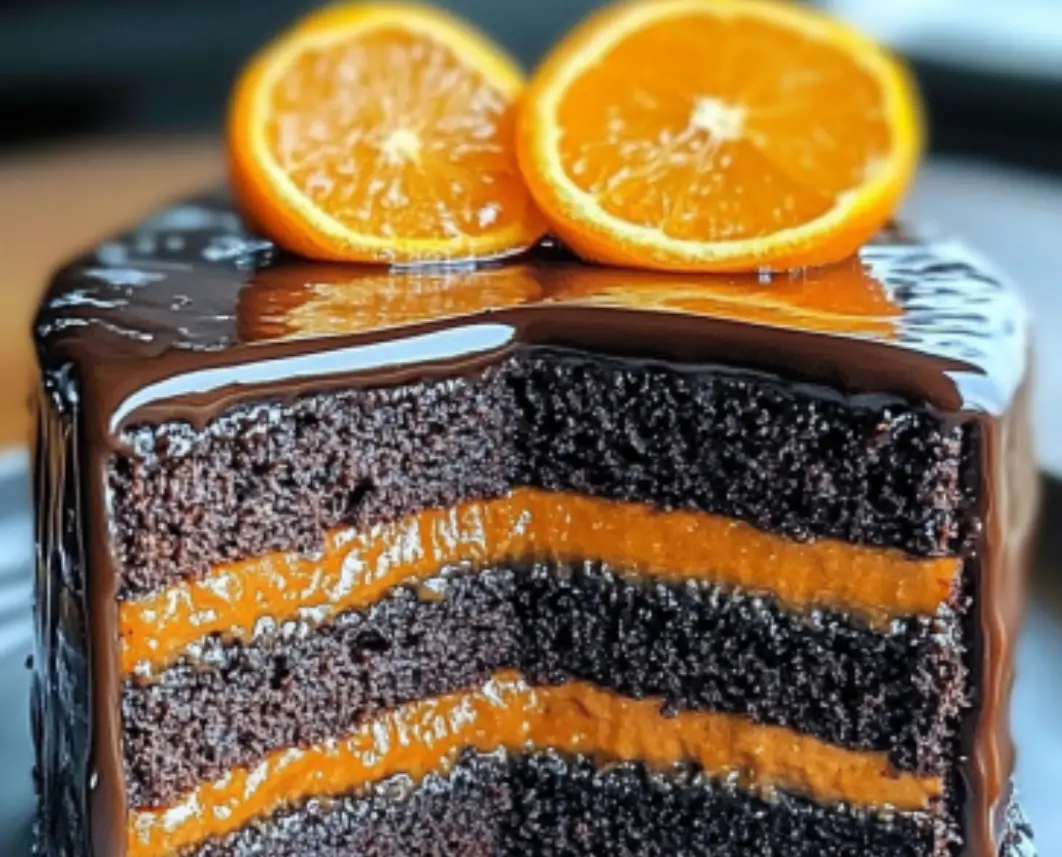 Chocolate Orange Ganache Cake