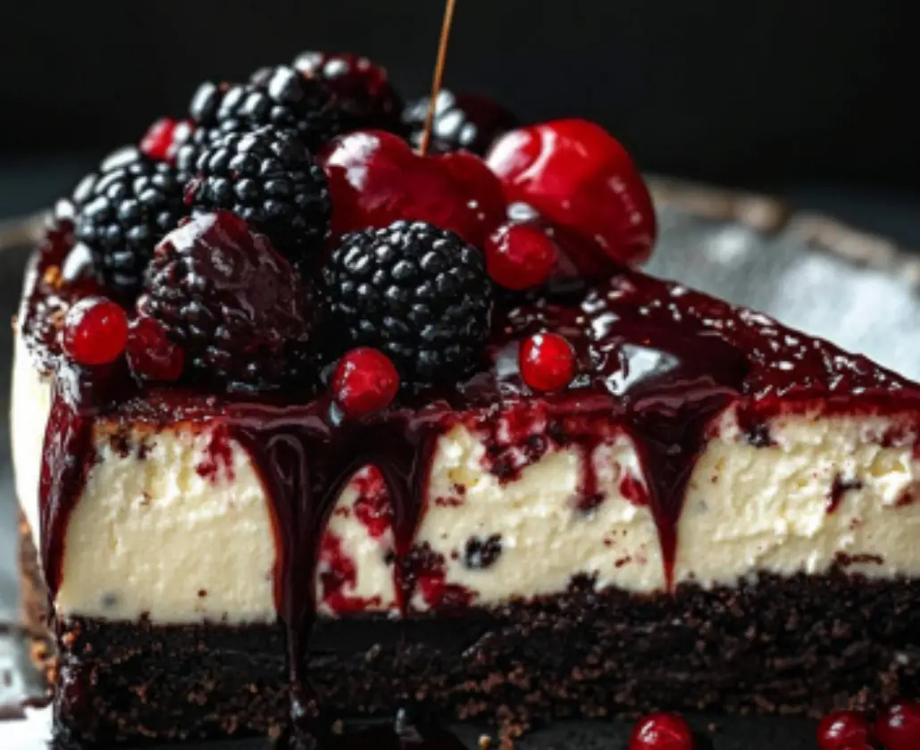 Black Forest Cheesecake (Nut & Caramel Style)